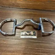 Myler Bits Myler 5” SS 3 3/4 Dee w/Hooks Ported Barrel Level 3 Copper Inlay