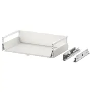 EXCEPTIONELL drawer, medium with push to open, white, 60x37 cm