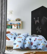 Happy Kids Bedding Happy Kids Woof Glow in the Dark Quilt Cover Set