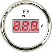 52mm Boat Voltage Gauge Marine Car Truck Voltmeter Volt Indicator SUV Motor Marine Car Truck Boat Motorcycle Volt Meter52mm Boat Voltmeter(WS)