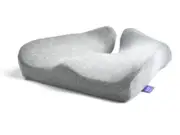 Cushion Lab Pressure Relief Seat Cushion For Hip, Tailbone, Coccyx, Light Gray