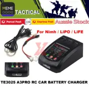 Battery Charger RC CAR A3PRO Fast NiMH LiPO TAMIYA + MINI TAMIYA Plug 6v 7.2v OZ