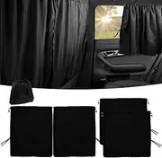 KNFFSAAJL Car Privacy Curtains Universal Car Divider Curtain Between Rear Seat Auto Blackout Curtains Car Sun Shades Side Window Covers Car Accessories for Travel Camping Nap Sleeping