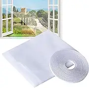 Window Screen Replacement, Window Fly Screen Fine Mesh Door Netting, Invisible Replacement Parts for Living Room Porch Bathroom Cabinet House Patio Bedroom RV Home Kitchen Garage