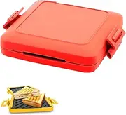 Microwave Toastie Maker, Microwave Toastie Sandwich Maker, Micro Munchy Microwave Toastie Maker,Sandwich maker (Red)