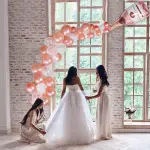 香檳瓶氣球組 粉色氣球 氣球裝飾 生日派對 場景布置 婚禮 會場佈置 情人節 慶生 節慶