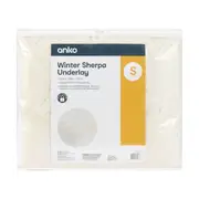 Winter Sherpa Underlay - Single Bed, Beige
