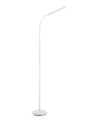LEDlux Crawford LED Touch Floor Lamp in White