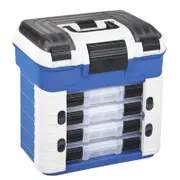 PP Superbox 4 Tray Drawer Compartment Storage Tool Box for Tools/Accessories