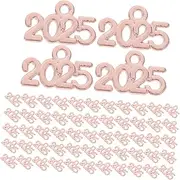 [Anneome] Alloy Keychain Ring Charms 2025 Number Charms for Jewelry Making Vintage Key Diy Charm Bracelet Chain
