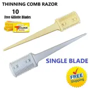 Professional Hairdressers Razor Comb Razor DIY Hair Cutting Thinning Trimmer New