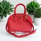 DKNY Bryant Park Saffiano red satchel crossbody bag