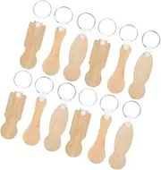 [SAFIGLE] 12pcs Key Rings for Trolley Tokens Shopping Cart Token Keychain Durable Key Holder for Grocery Shops Fashionable Keychain Pendant