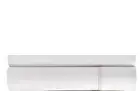 Ralph Lauren King Flat Sheet Sand Dune White Organic Cotton Palmer Percale NEW