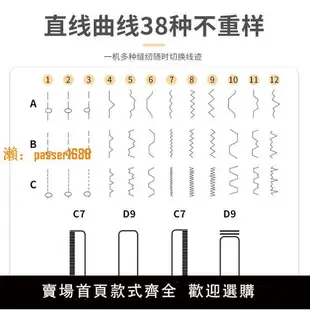 【可開發票】友立佳738A家用縫紉機電動小型臺式迷你多功能手工繡花鎖邊機裁縫