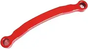 tieedhfu 1pcs Aluminum Alloy Steering Link Rod for -18 1/18 Off-Road Stronger RC Car Accessories Replacement Parts, Red