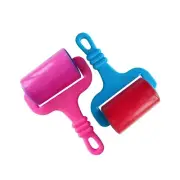 2pcs 5D Diamond Painting Cross Stitch DIY Clay Plastic Roller Flattening Tool