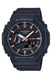 Casio - GMA GMA-S2100-1AER, G-Shock carbon/resin BLACK digital quartz Watch