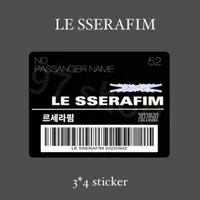 在飛比找蝦皮購物優惠-𝟗𝟕‘𝒔𝒉𝒐𝒑📀 LE SSERAFIM 貼紙/條碼貼/封口