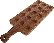 Alipis Egg Serving Tray Wooden Cheese Board Deviled Egg Holder Home Decor Elegant Wood Craft