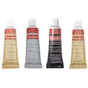 Amaco Rub 'N Buff 4 Color Set Silver Leaf Antique Gold Gold Leaf Ebony