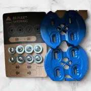 Burton Blue 4 Disc Baseplate with 8 Screws for Snowboard Bindings