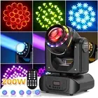 200W LED Spot Moving Head Light 18 Prism RGBW Beam Zoom Gobo Light Party Disco