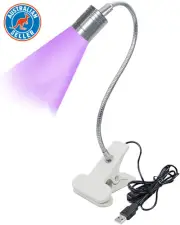 USB UV LED Nail Lamp,3W 5V Gel Nail Polish UV Light,Uv Glue Curing Lamp with Goo