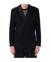 Junya Watanabe Double-Breasted Tailored Blazer XL Black