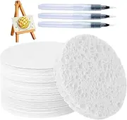 Puffy Paint Paper Kit - Textured Art Pad, 3D Sponge Canvas Paper | Puffy Paint Kit for Children Birthday Cards Travel Crafts Greeting Designs Fun Creative Activities Home School Use
