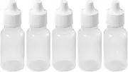Ericotry 50 Pcs 20ml Empty Plastic Squeezable Dropper Bottles Dropping Bottles Eye Liquid Eye Liquid Dropper Vials Plug Can Removable the Lip Can Be Screwed On size 20ml
