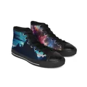 Galaxy Sneakers, Night Sky Shoes, Celestial Footwear, Space Print Trainers,