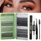 551Pcs DIY Eyelash Extension Eyelash Clusters for Lash Extension Beginners
