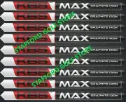 KBS MAX Graphite .370" Parallel Tip Golf Iron Shafts Stiff Flex 85g Set of 9