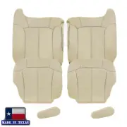 Light Tan Beige Seat Covers For Chevy Tahoe Suburban LT LS 2000 2001 2002
