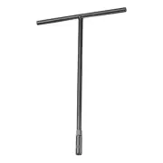 T-Handle Metric Socket Wrench 8mm CR-V 6-Point Hex T-Shape Spanner, Black