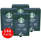 Starbucks By Nespresso Espresso Roast Coffee Pods Capsules 144 Pack