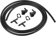uxcell Car Front Windshield Washer Nozzles Kit 55372143 for Jeep Grand Cherokee 11-17