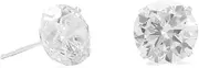 [JewelryWeb] 925 Sterling Silver CZ Simulated Diamond Stud Earrings No Nickel-Stud Earring for Women in