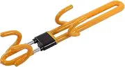 Universal Twin Hooks Steering Wheel Lock Anti Theft Wheel Lock for Cars Trucks Premium Material Iron Vehicle Security Device Heavy Duty Design Universal Fit