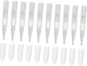 Healeved 10pcs Twisting Pens for Nail Art Ergonomic Empty Lip Gloss Containers Refillable Nail Polish Applicators for Makeup Supplies and