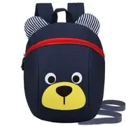 Small schoolbag children boys and girls cute cartoon casual small backpack tide backpack (dark blue)
