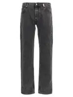 [Mcqueen] Mcqueen-Metal Plate Jeans Nero-Uomo 46IT Black