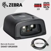 Zebra DS457-SR20009 Desktop USB Fixed Mount 1D 2D Barcode Scanner with USB Cable