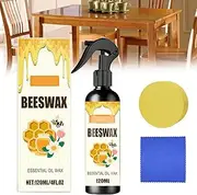 Beeswax Spray Furniture Polish, Natural Micro-molecularized Beeswax Spray, Bees Wax Furniture Polish and Cleaner BeeswaxWood Conditioner, Care Restorerfor Furnishings Floors (1Set)