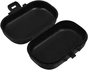 BESTYASH Folding Glasses Case with Snap Closure Portable Hard Shell Organizer for Glasses and Pills Lightweight Travel Eyewear Holder for Women Versatile Protective Storage