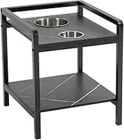 JSEIAJB Chess Card Room Tea Table Cabinet Mahjong Machine Special Shelf Can Be Mobile Small