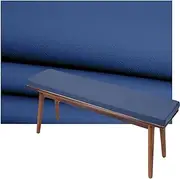 Bench Cushion Covers with Zipper Indoor/Outdoor, Waterproof Cushion Cover Replacement, Non-Slip Bench Sofa Chair Seat Pad Protector Cover(Navy Blue,160x45x5cm)