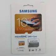 Samsung EVO 16GB MicroSD Memory Card Ultra Fast Class10 for Camera Galaxy Phone