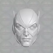 KTJL Flash v2 custom head for McFarlane DC Multiverse & more figures